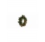 Charming 30-inch green magnolia leaf wreath