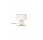 Romantic off-white table lamp