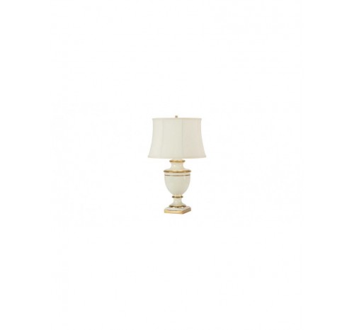 Traditional beige table lamp