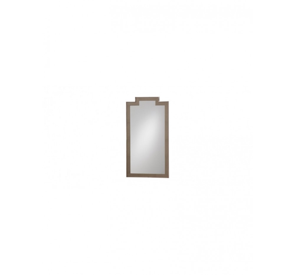 Beautiful decorative leather mirror