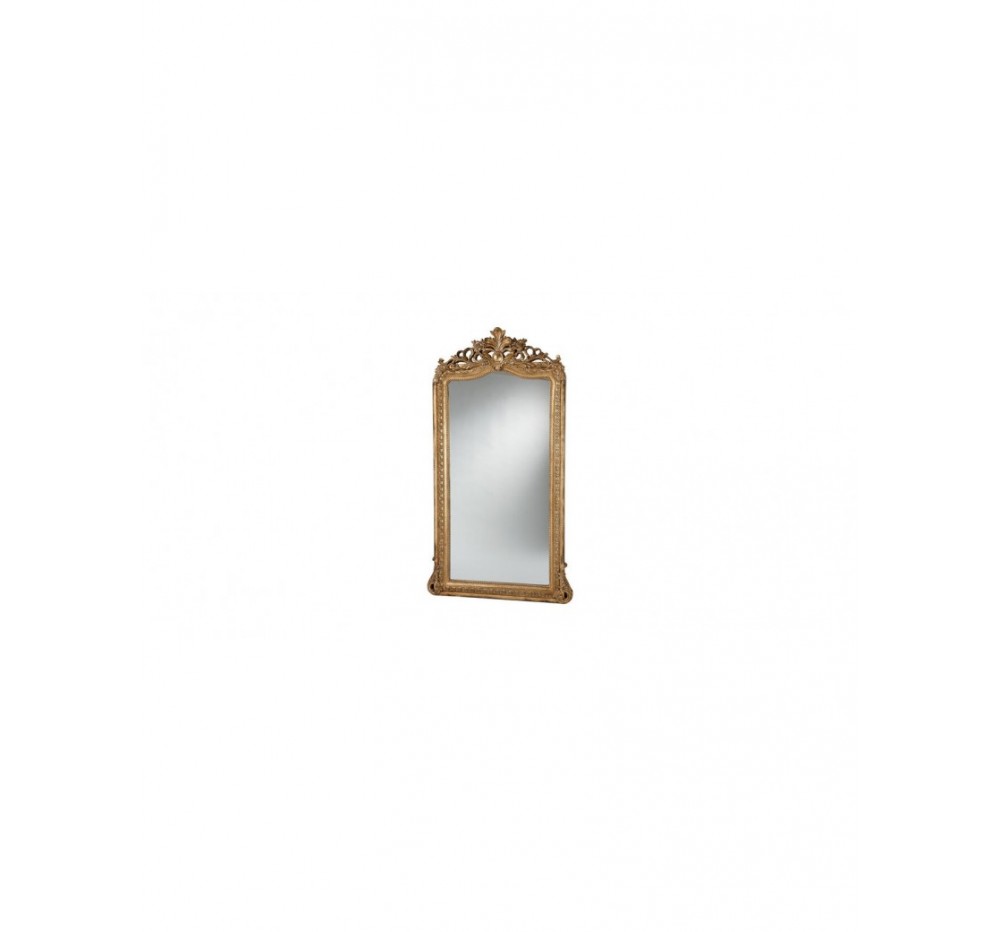 Vintage golden luxury floor mirror