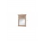 French aged oak wall mirror