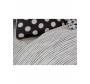 Black stripe sheet set, white