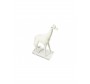 White ceramic giraffe sculpture