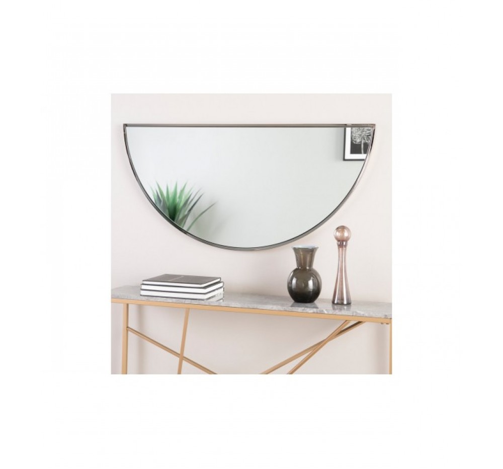 Decorative Demilune 48-Inch Mirror