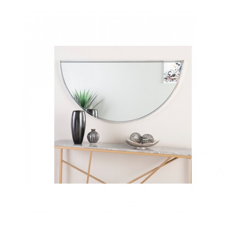 Decorative Demilune 48-Inch Mirror