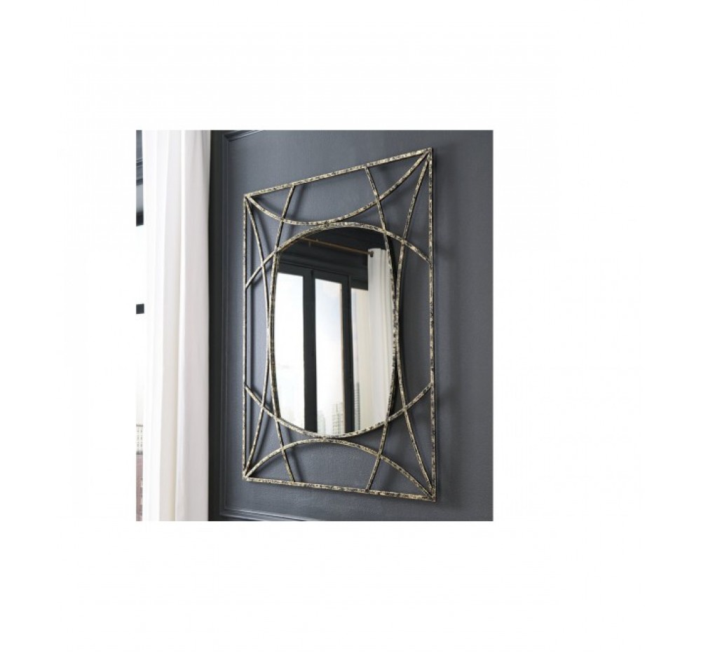 Open-And-Airy Contemporary Design Keita Accent Mirror