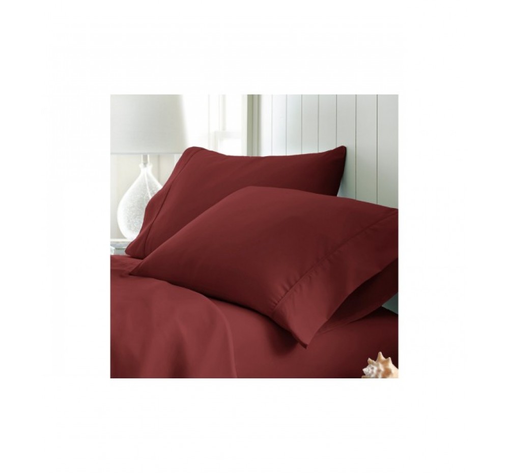 Household Two-Piece Two-Brush Microfiber Pillowcase