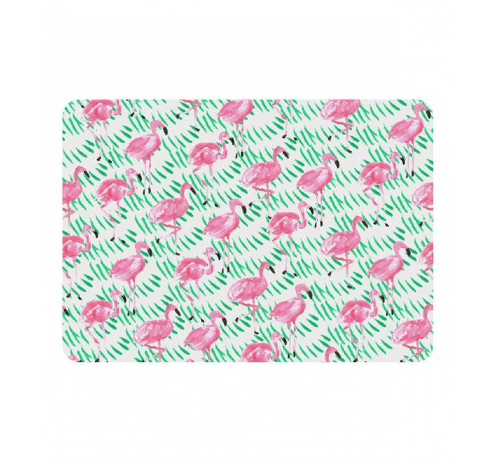 Top Comfort 1'10&quot; X 2'7&quot; Pink Flamingo Pad